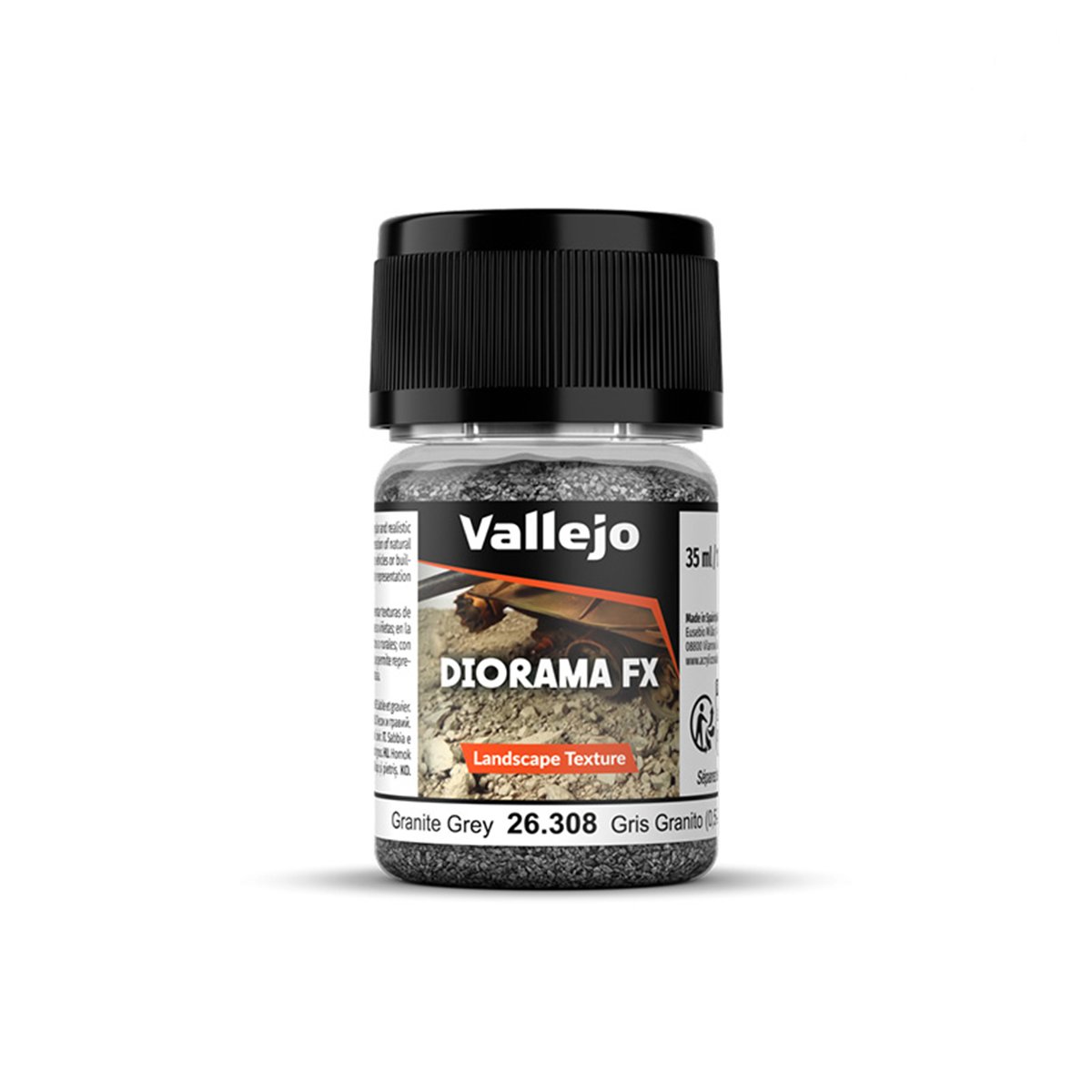 Vallejo Diorama FX Landscape Textures Granite Grey 0.5-2mm Grain 26308