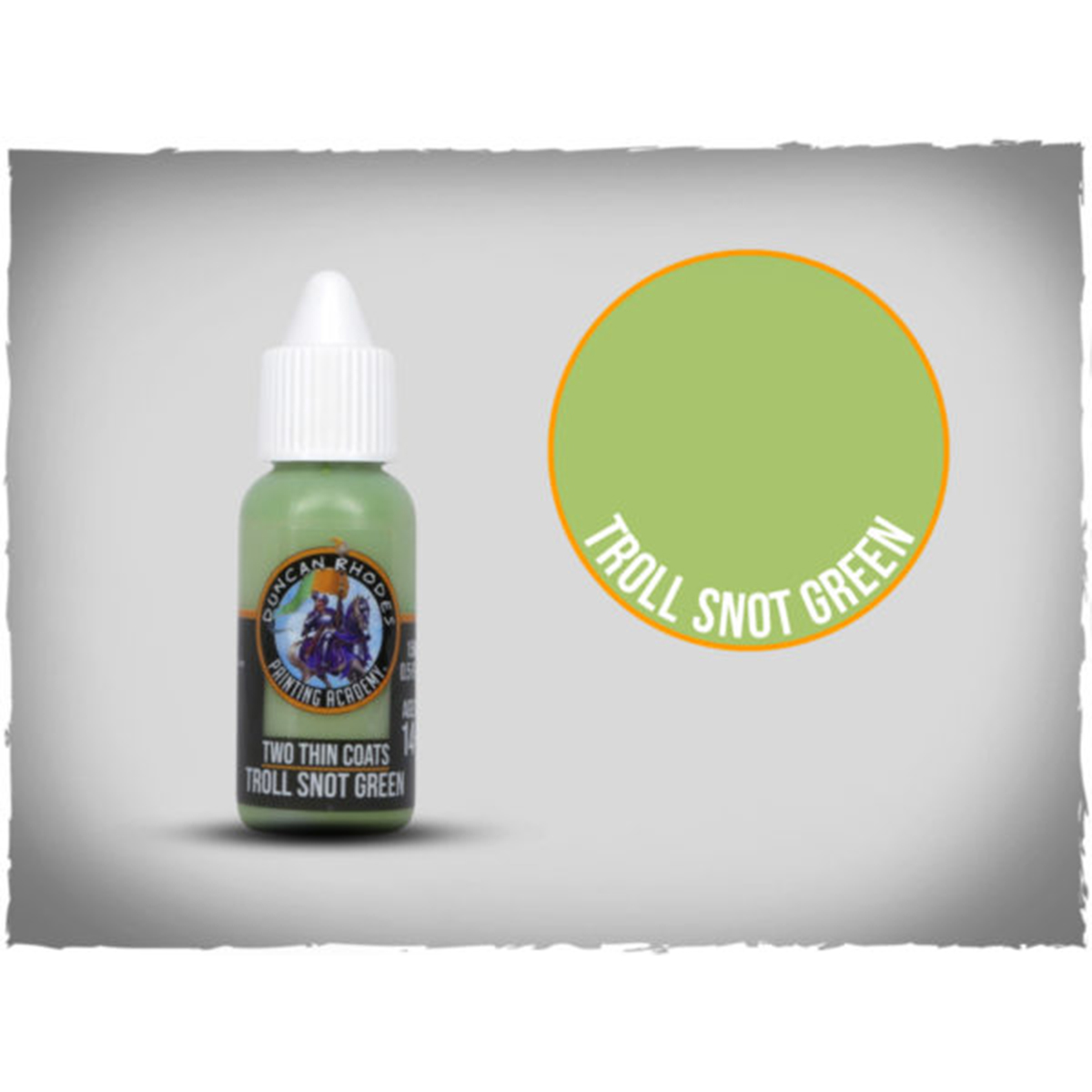 Two Thin Coats Troll Snot Green Paint 10075
