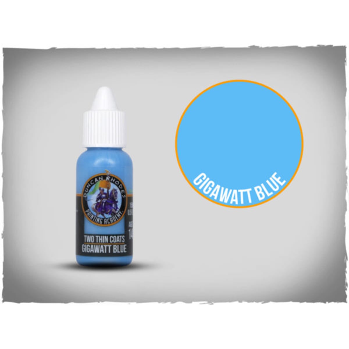 Two Thin Coats Gigawatt Blue Paint 10102