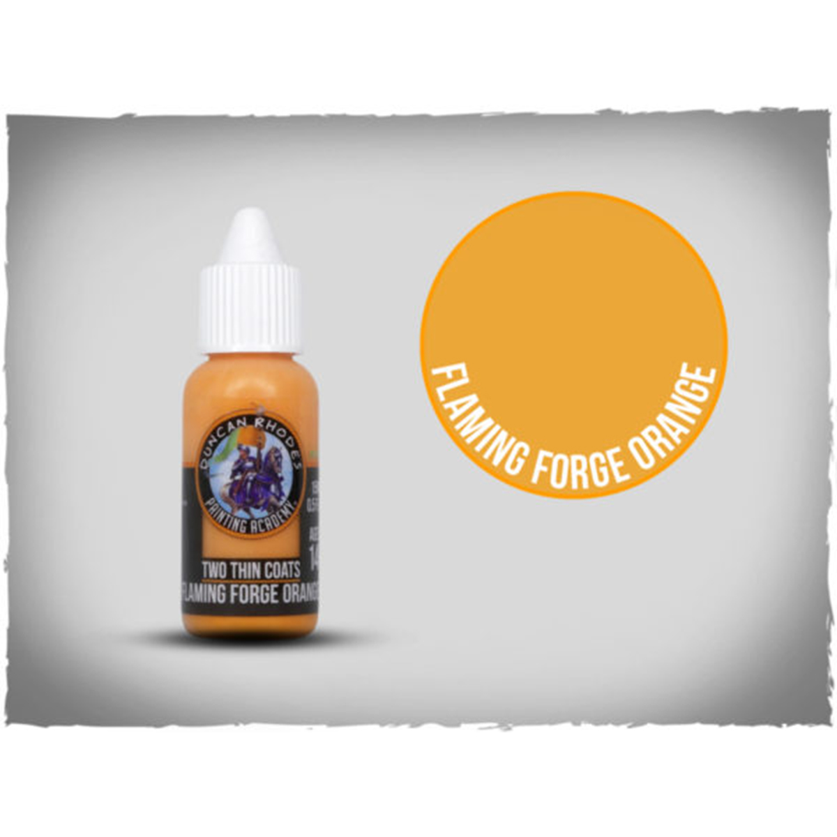 Two Thin Coats Flaming Forge Orange Paint 10103