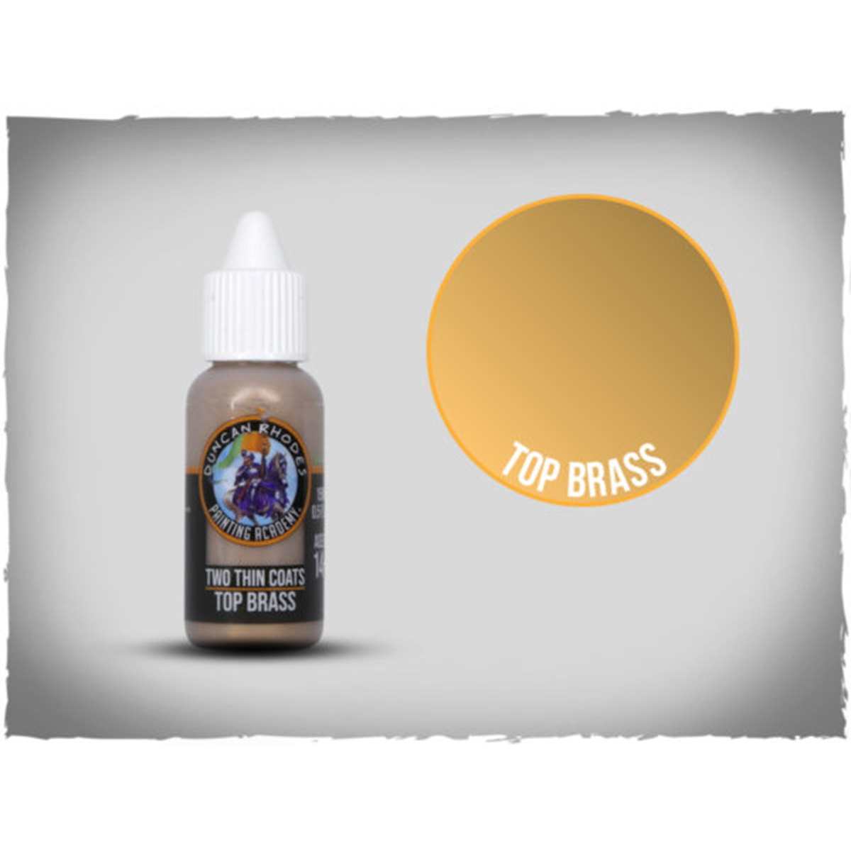 Two Thin Coats Top Brass Paint 10110