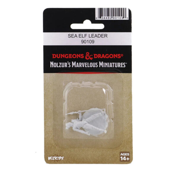 Wizkids D&D Nolzurs Marvelous Unpainted Miniatures Wave 23 Sea Elf Leader 90109