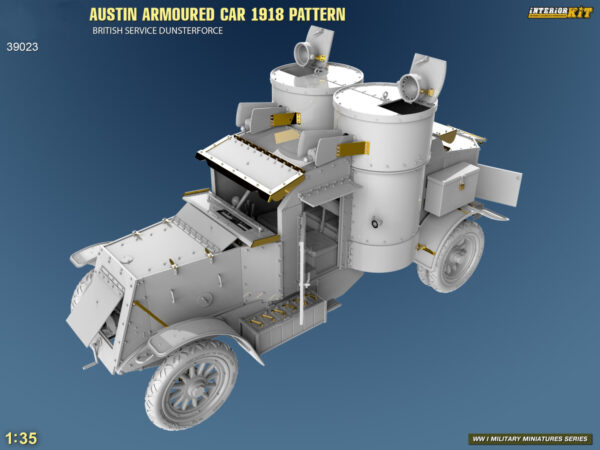 Miniart Austin Armoured Car 1918 Pattern Bristish Service Dunsterforce 1/35 Scale 39023