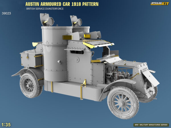 Miniart Austin Armoured Car 1918 Pattern Bristish Service Dunsterforce 1/35 Scale 39023