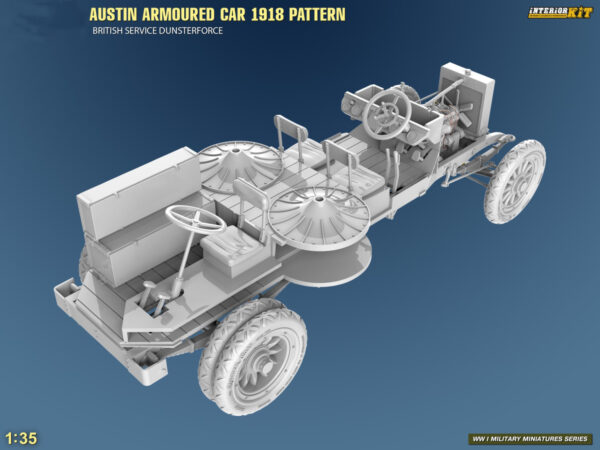 Miniart Austin Armoured Car 1918 Pattern Bristish Service Dunsterforce 1/35 Scale 39023