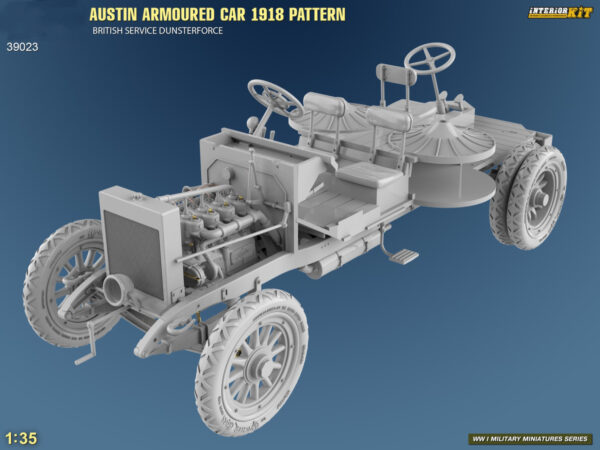Miniart Austin Armoured Car 1918 Pattern Bristish Service Dunsterforce 1/35 Scale 39023