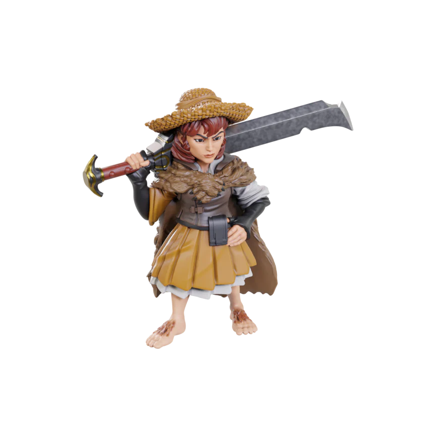 Wizkids Deep Cuts Unpainted Miniatures Wave 23 Female Halfling Magus Low-Level 90711