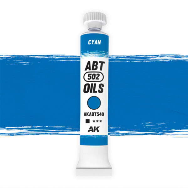 Abteilung 502 Cyan Oil Paint AKABT540
