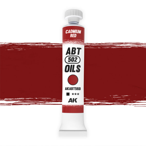 Abteilung 502 Cadmium Red Oil Paint AKABT560