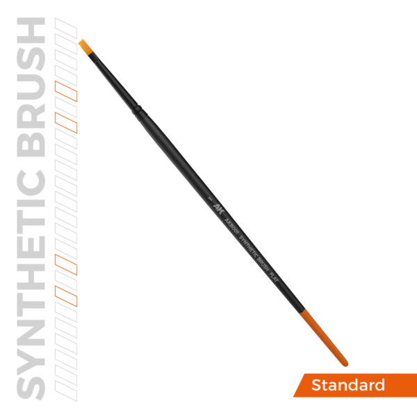 AK Interactive Synthetic Brush Flat 1 AKB001
