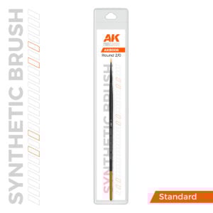 AK Interactive Synthetic Brush Round 2/0 AKB006