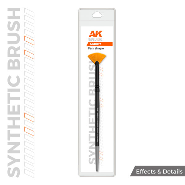 AK Interactive Synthetic Brush Fan Shape AKB017