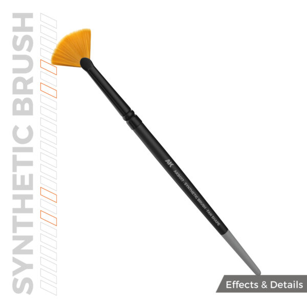 AK Interactive Synthetic Brush Fan Shape AKB017