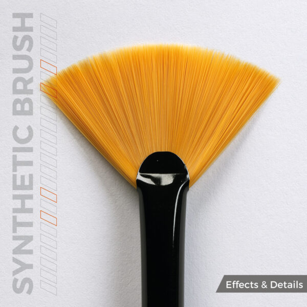AK Interactive Synthetic Brush Fan Shape AKB017