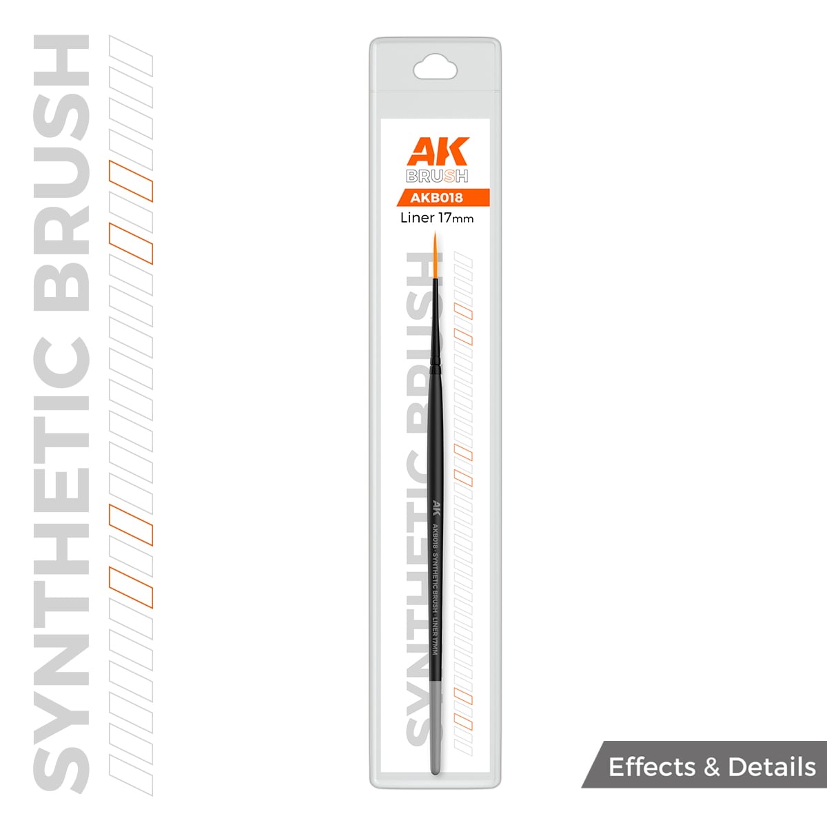 AK Interactive Synthetic Brush Liner 17mm AKB018