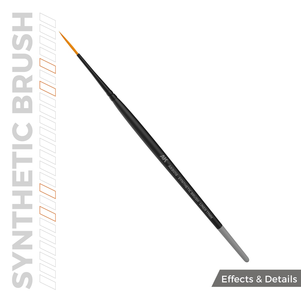 AK Interactive Synthetic Brush Liner 17mm AKB018