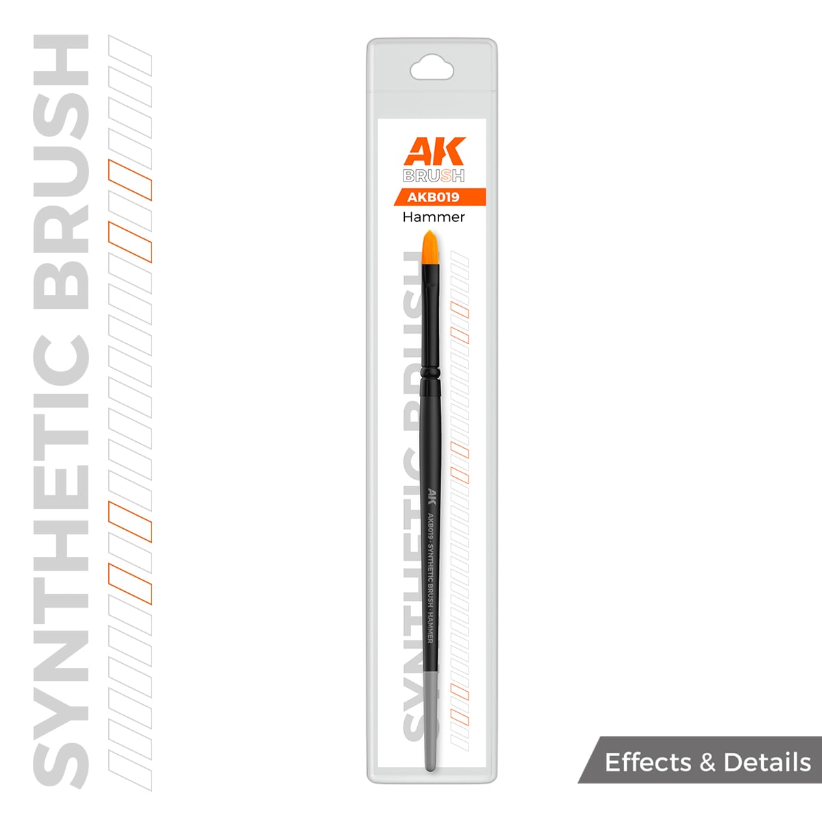 AK Interactive Synthetic Brush Hammer AKB019