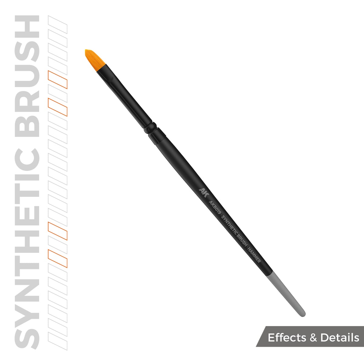 AK Interactive Synthetic Brush Hammer AKB019