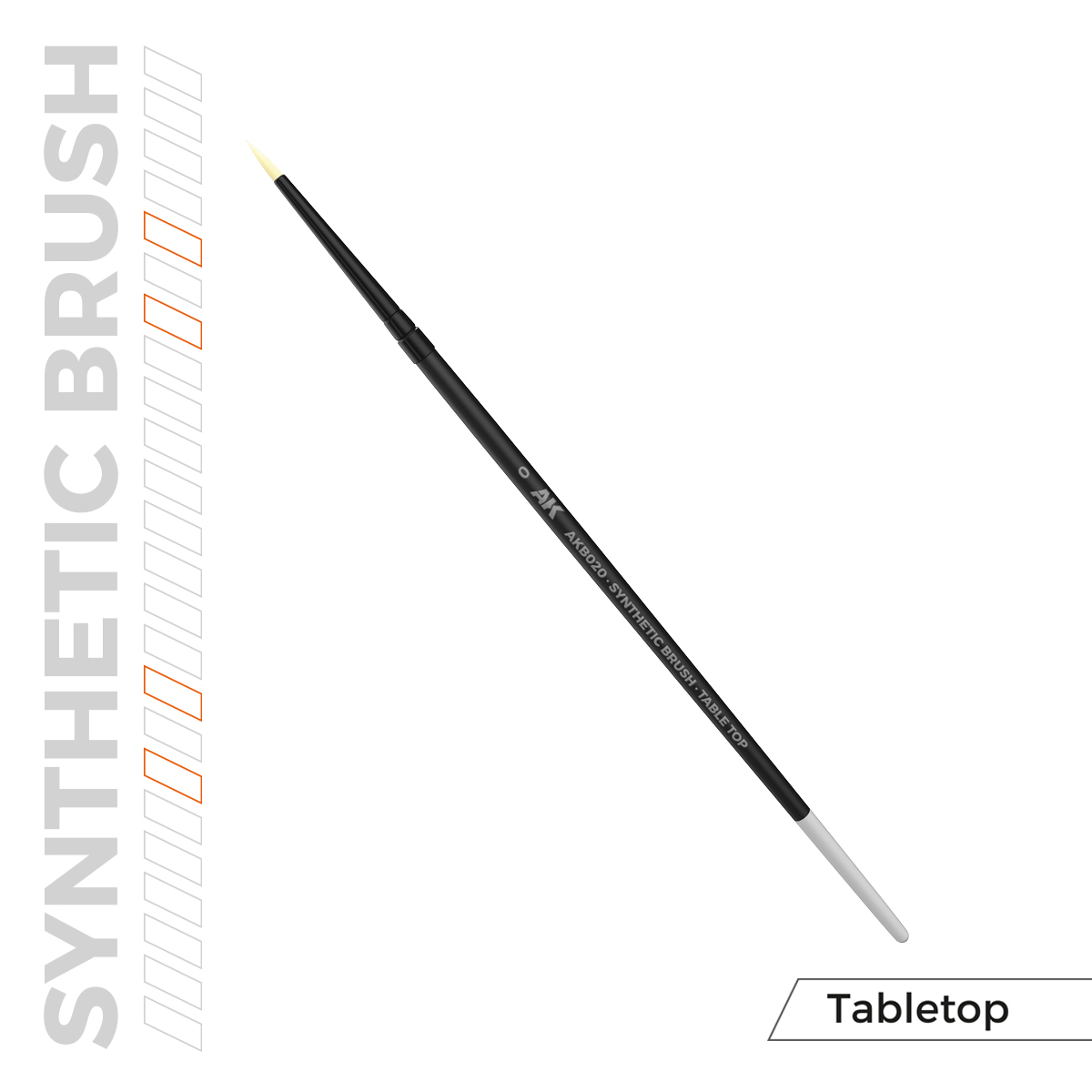 AK Interactive Synthetic Tabletop Brush 0 AKB020