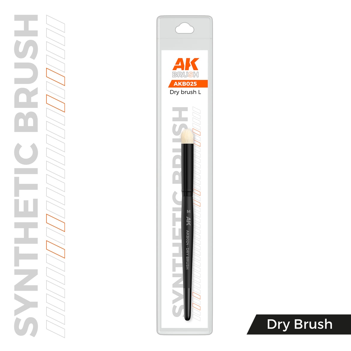 AK Interactive Synthetic Dry Brush L AKB025