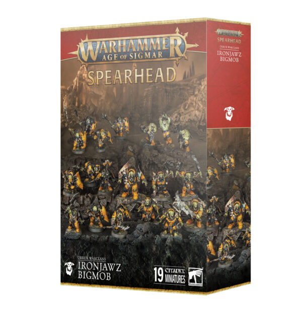 Warhammer Age of Sigmar Orruk Warclans Spearhead Ironjawz Bigmob 70-893 Box