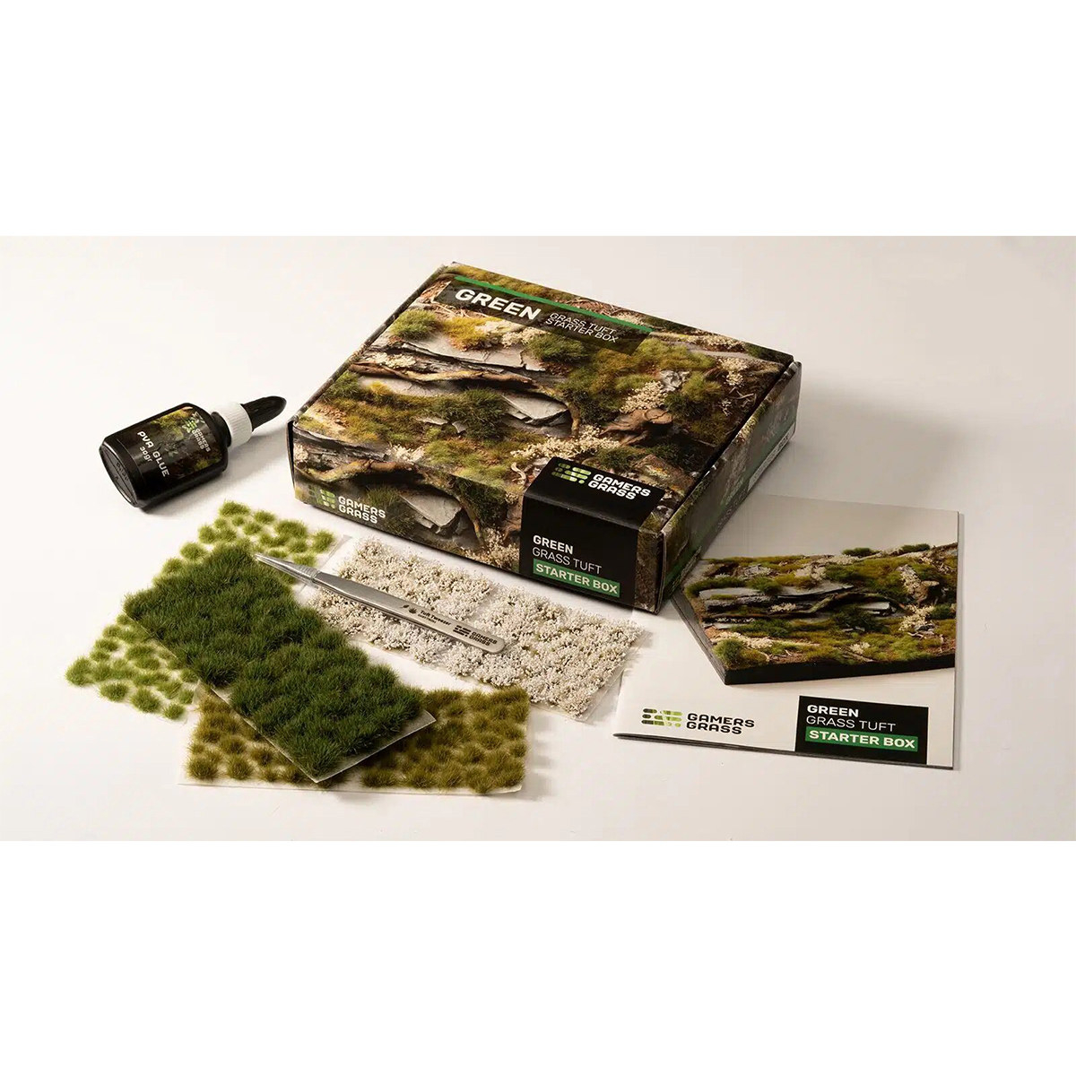 Gamers Grass Green Grass Tuft Starter Box GGSB-GRE