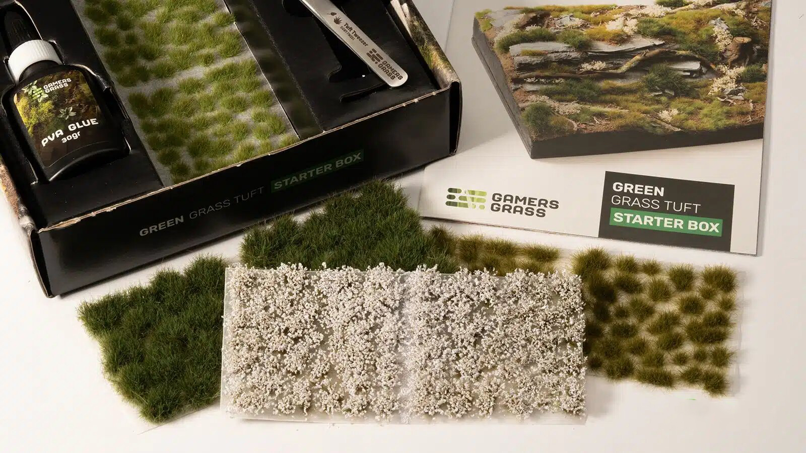 Gamers Grass Green Grass Tuft Starter Box GGSB-GRE