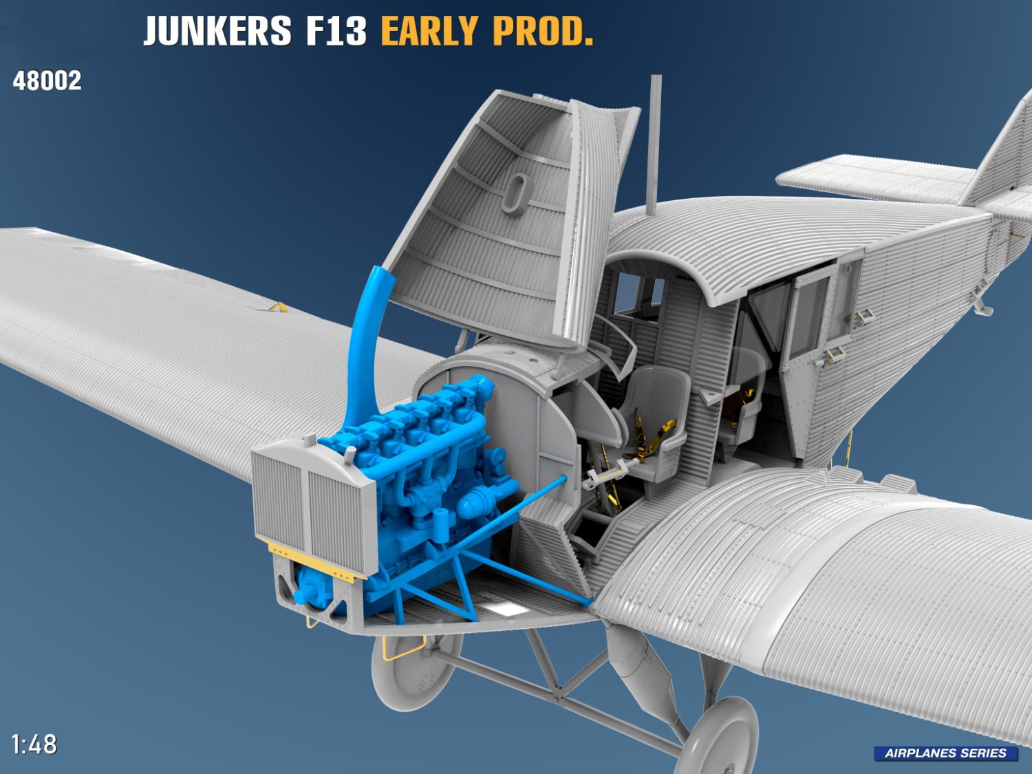 Miniart Junkers F13 Early Production 1/48 Scale 48002