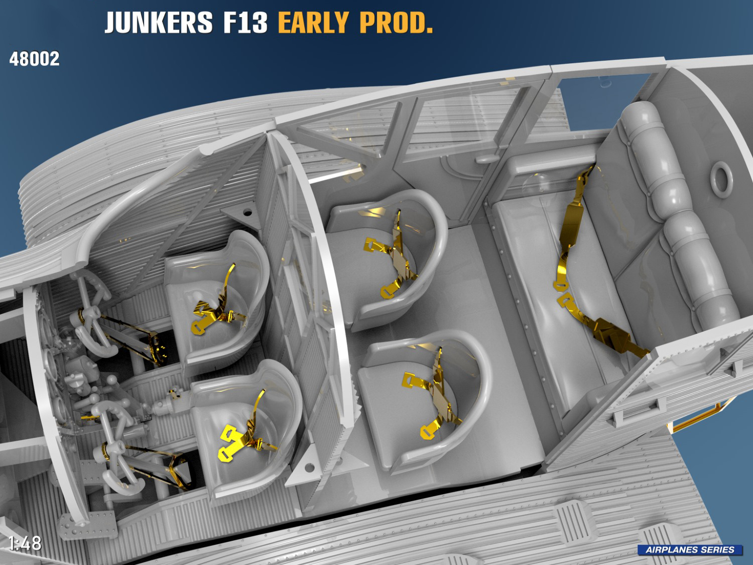 Miniart Junkers F13 Early Production 1/48 Scale 48002