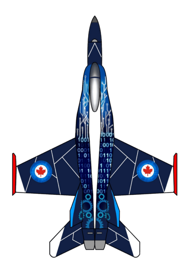 Kinetic Models CF-18 RCAF 100th Paint Scheme 1/48 Scale KIN-KRCAF100