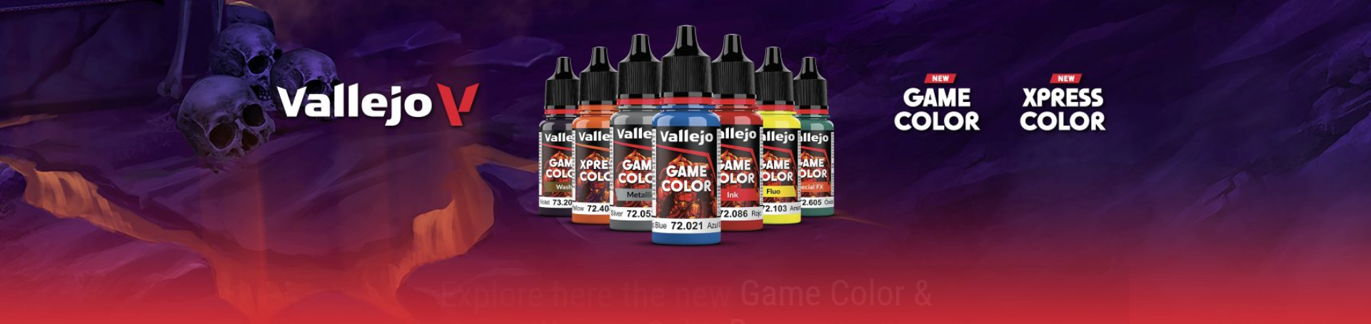 Vallejo Acrylic Paints GAME COLOR - XPRESS COLOR