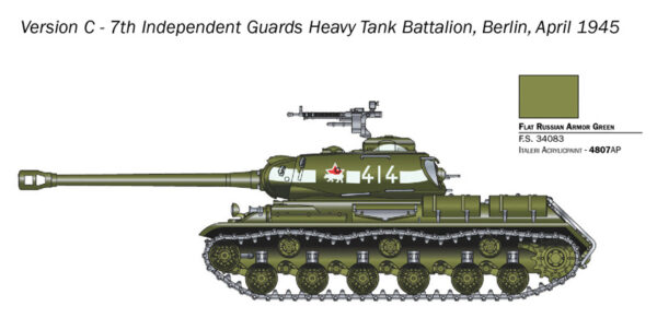 Italeri JS 2 Stain Tank Warlord Games 1/56 Scale 25764