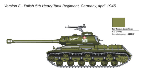 Italeri JS 2 Stain Tank Warlord Games 1/56 Scale 25764