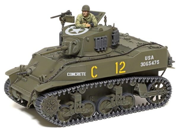 Tamiya M5A1 Stuart US Light Tank 1/48 Scale 32606