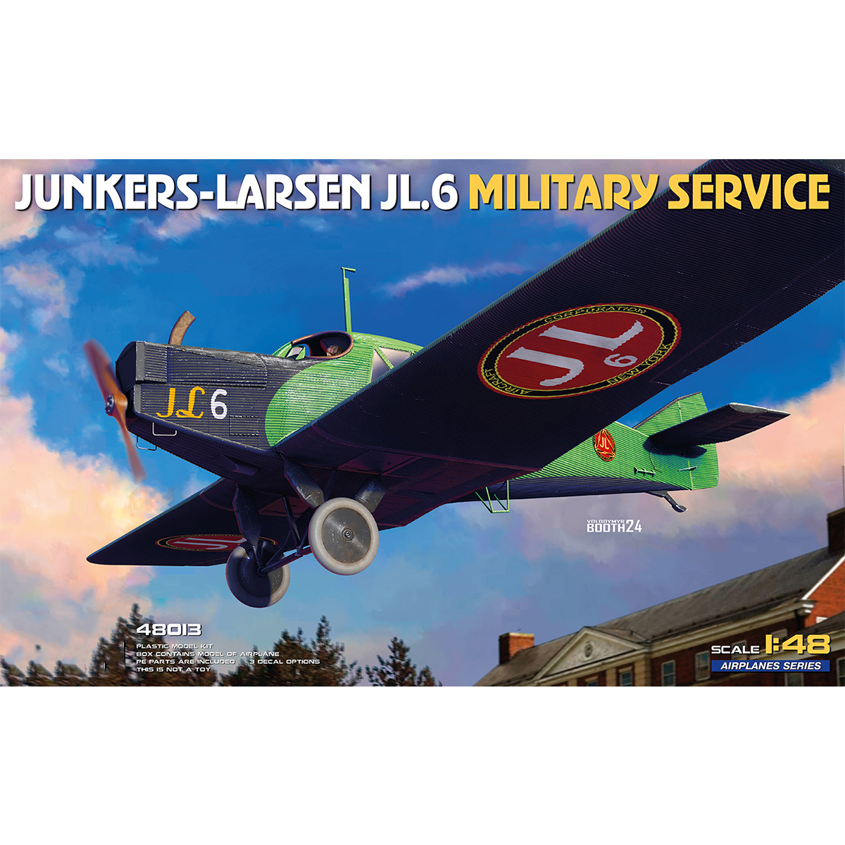 Maquette Mini Art 1/48 Junkers-Larsen JL.6 – Avion Militaire Début XXe – Kit Plastique à Monter – Modélisme Historique 14+