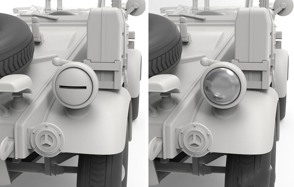Meng German Pkw.K1 Kubelwagen Type 82 North Africa 1/35 Scale VS-015