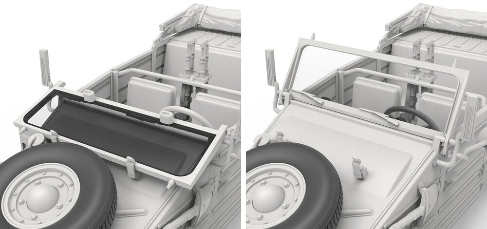 Meng German Pkw.K1 Kubelwagen Type 82 North Africa 1/35 Scale VS-015