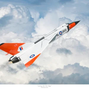 Avro CF-105 Arrow Living on the Edge Print
