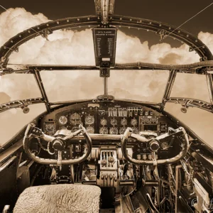 Avro Lancaster Mk.X Cockpit Print
