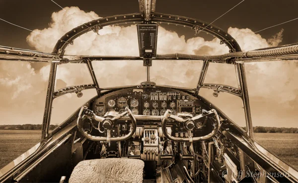 Avro Lancaster Mk.X Cockpit Print
