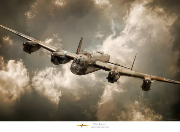 Avro Lancaster Ruhr Express Print