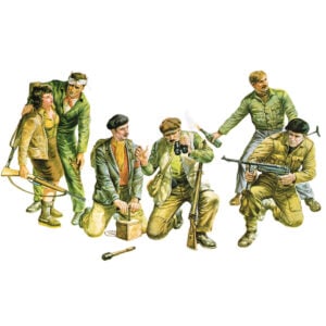 Italeri Partisans Set of 6 Figures 1/35 Scale 6556