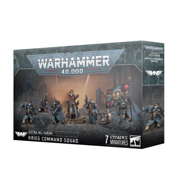 Warhammer 40000 Astra Militarium Krieg Command Squad 47-72 Box