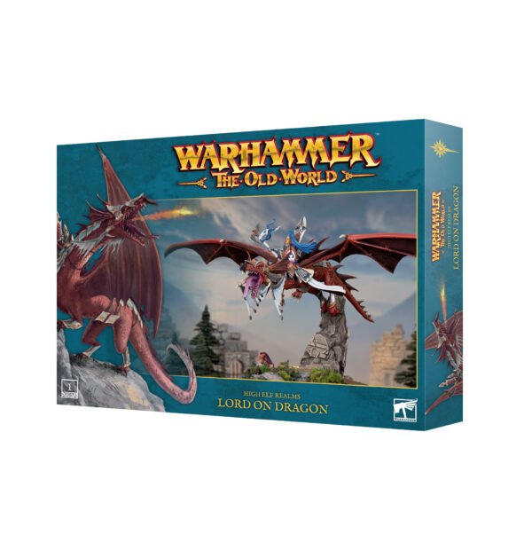 Warhammer The Old World High Elves Realms High Elf Lord on Dragon 13-20 Box