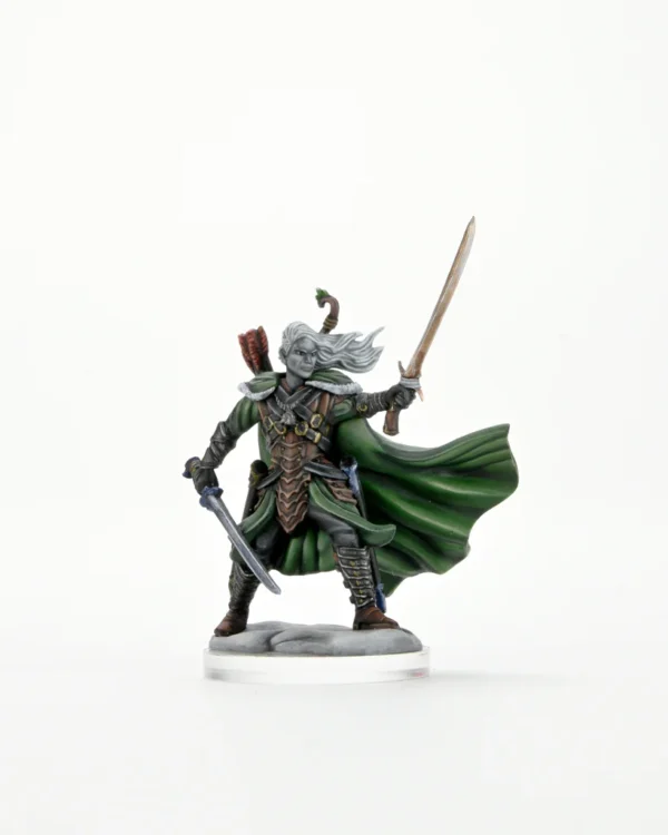 Wizkids D&D Frameworks Unpainted Miniatures Wave 1 Elf Ranger Male 75009