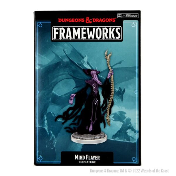 Wizkids D&D Frameworks Unpainted Miniatures Wave 1 Mind Flayer 75042