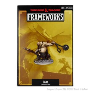 Wizkids D&D Frameworks Unpainted Miniatures Wave 1 Ogre 75057