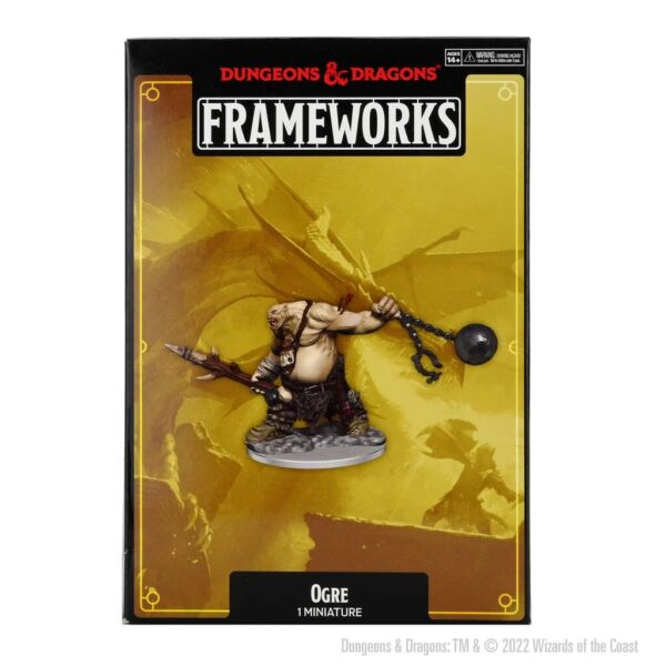 Wizkids D&D Frameworks Unpainted Miniatures Wave 1 Ogre 75057