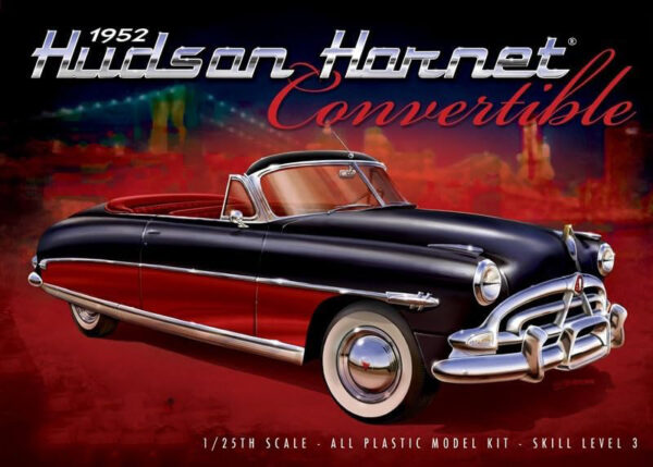 Moebius Models 1952 Hudson Hornet Convertible 1/25 Scale 1204
