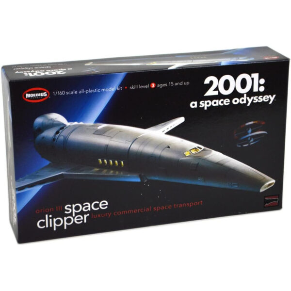 Moebius Models 2001 Space Odyssey Orion III Space Clipper 1/350 Scale 2001-12